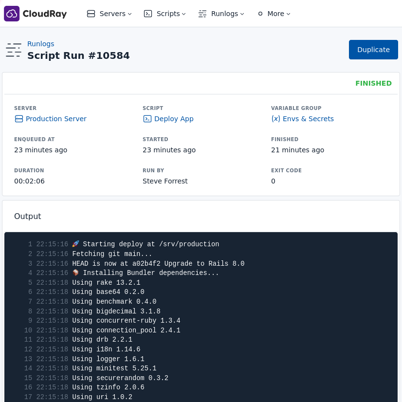 Real-time Log Management